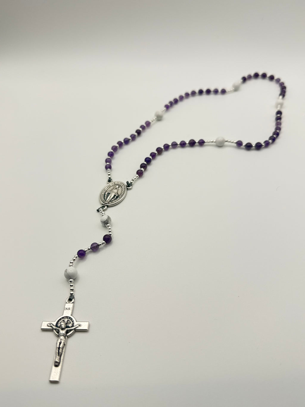 Amethyst & White Howlite (Small)