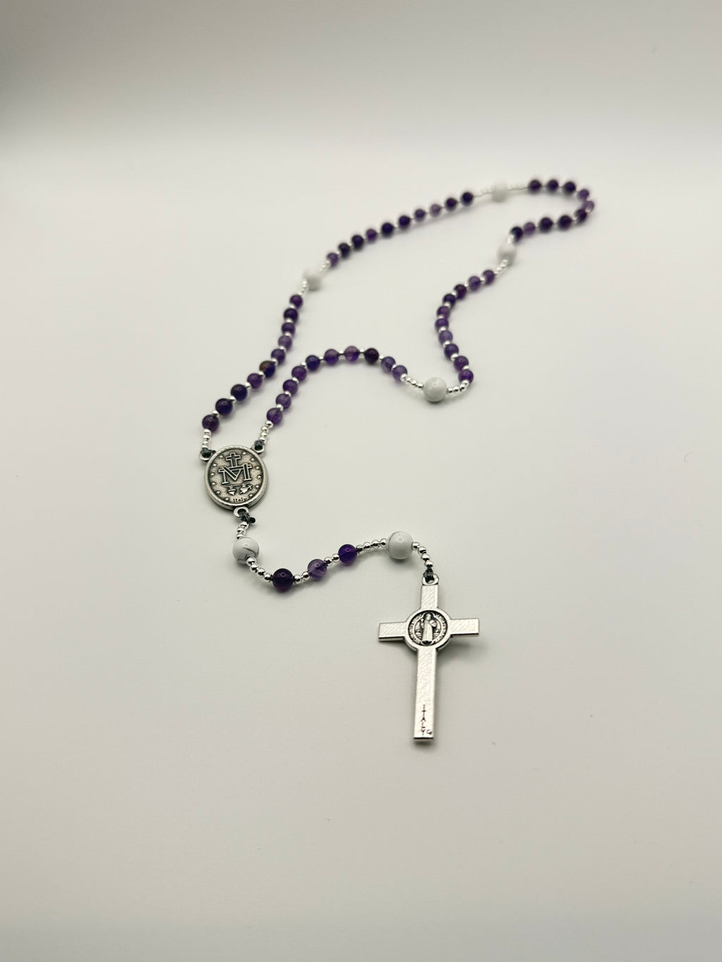 Amethyst & White Howlite (Small)