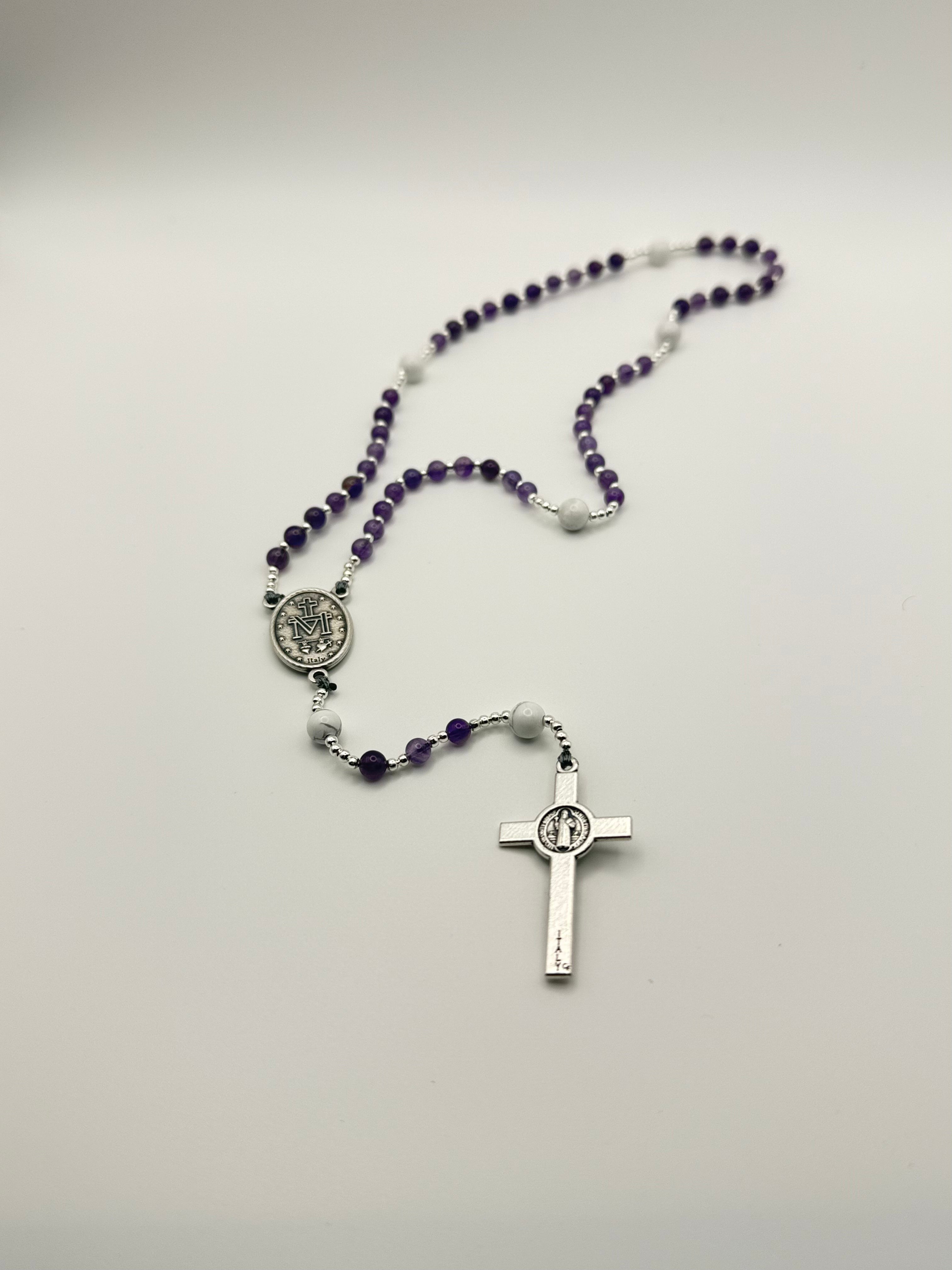 Amethyst & White Howlite (Small)
