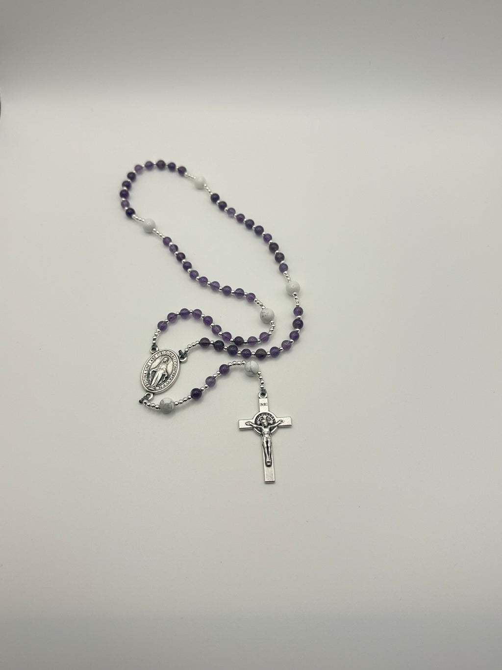 Amethyst & White Howlite (Small)