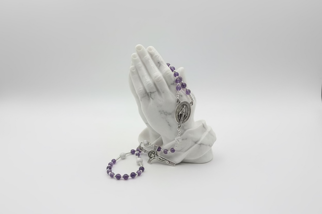 Amethyst & White Howlite (Small)