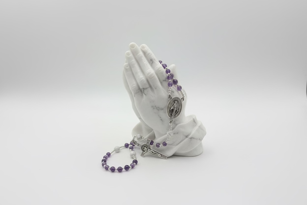 Amethyst & White Howlite (Small)