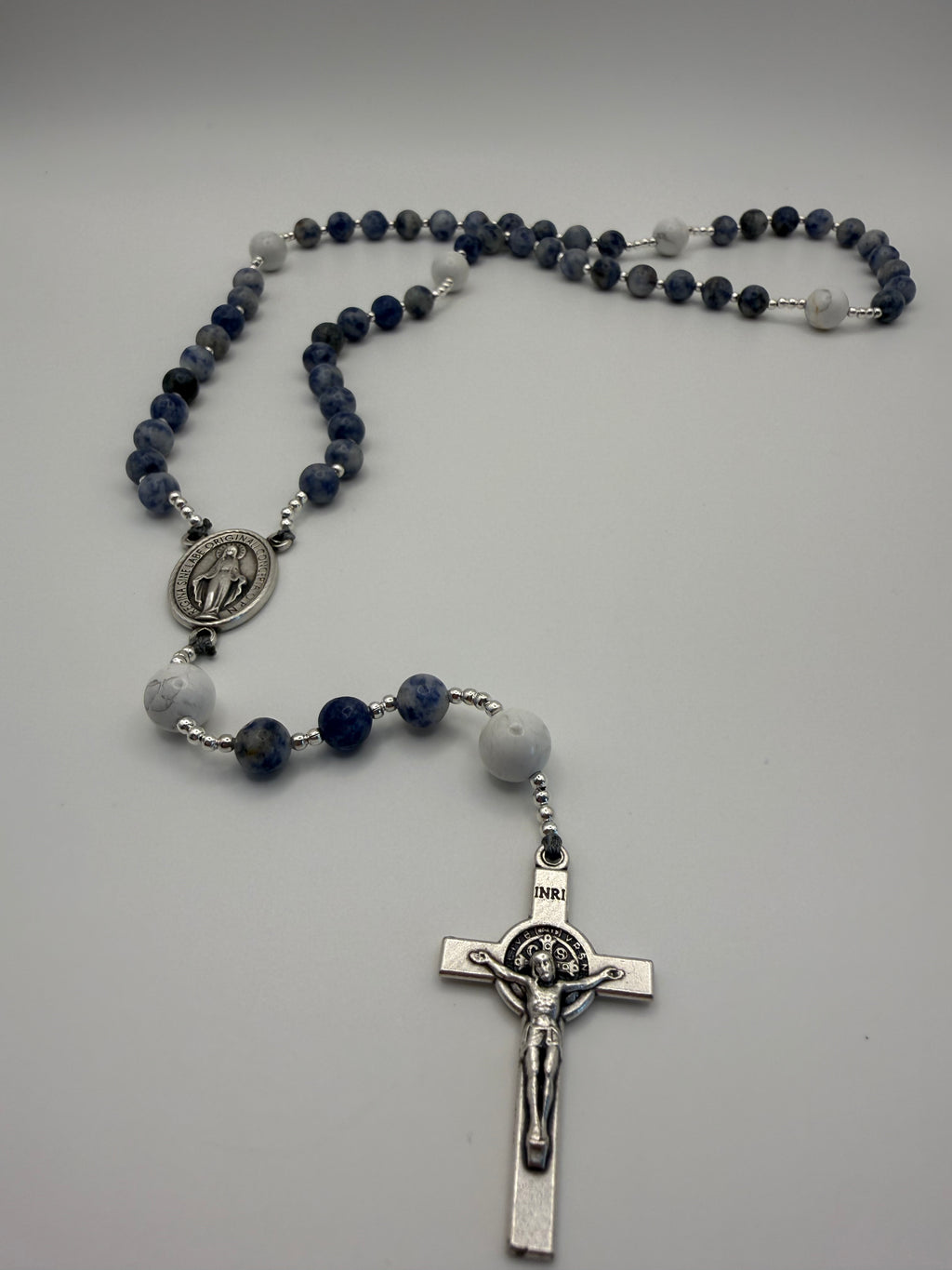 Blue Spot Jasper & White Howlite (Large)
