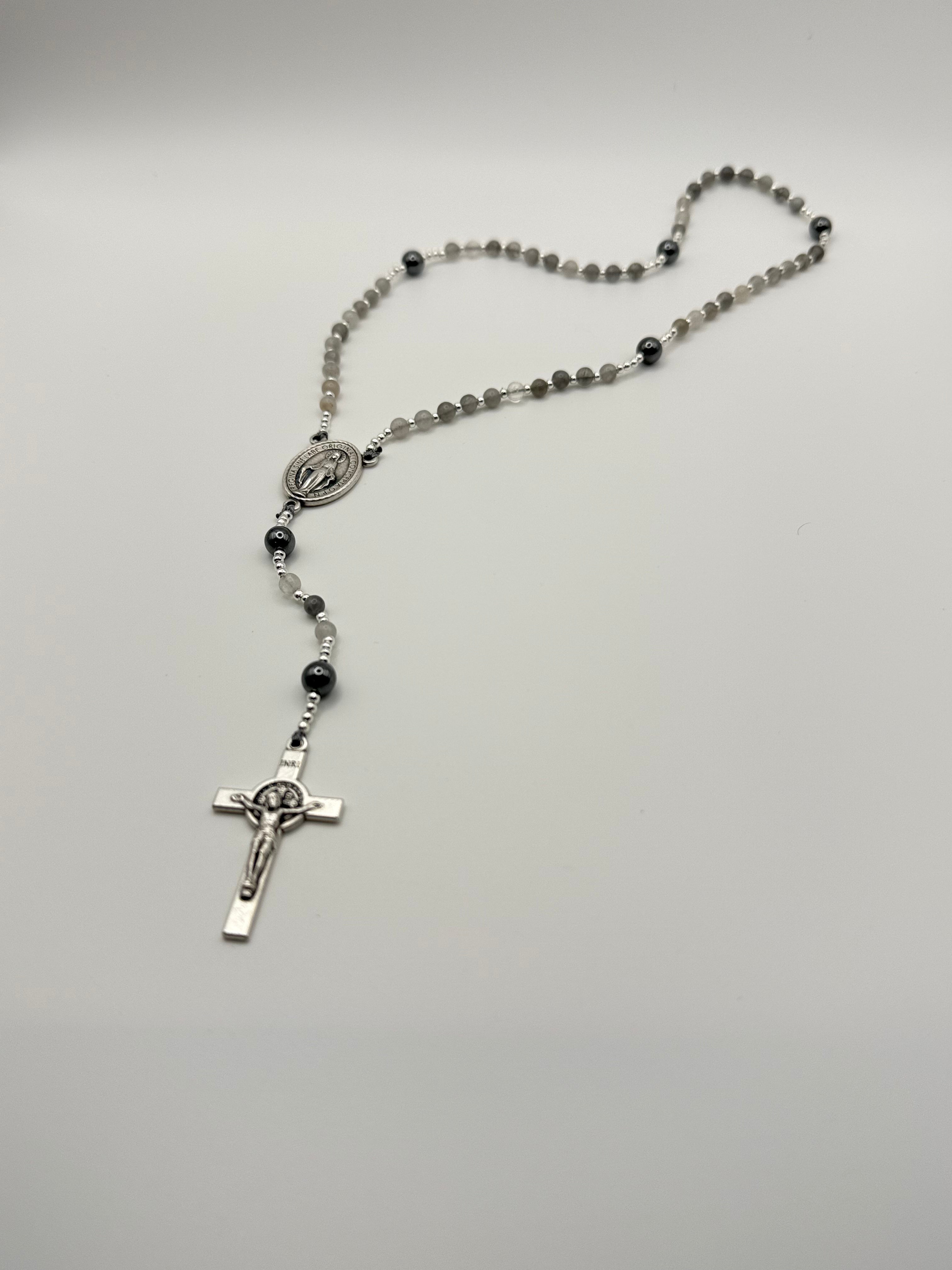 Cloudy Quartz & Hematite (Small)