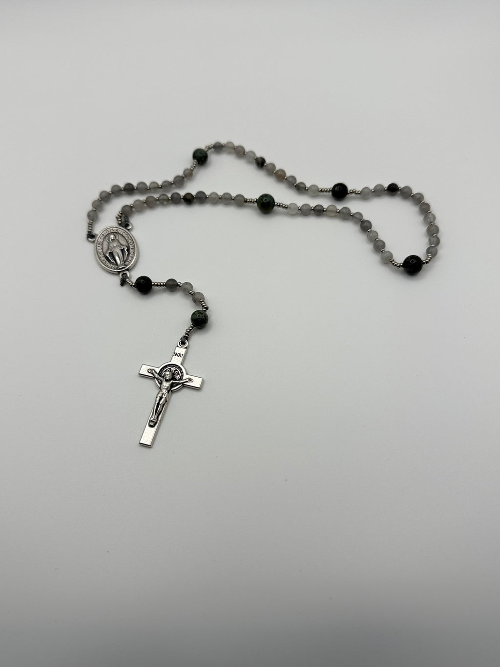 Cloudy Quartz & Kambaba Jasper (Mini)