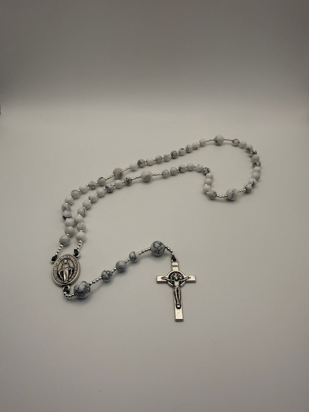 White Howlite & White Howlite (Large)